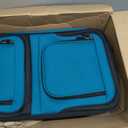 U.S. Traveler Rio Lightweight Softside Rolling Carry-on Suitcase, 2-Wheel Set, Teal