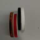 YANGTE 4 Colors Velvet Ribbon Set, 3/8" x 40Yard Premium Christmas Velvet Ribbon for Gift Wrapping, Christmas Tree Ornaments Handmade Crafts Bow MakingRed,Green,White,Brown