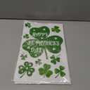 3 x 4Es Novelty 115 PCS St. Patricks Day Window Clings (9 Sheets)  Green Shamrock Window Clings for Glass, St Patricks Day Window Decorations & Irish Home Decor
