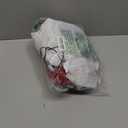 4FT Lighted Inflatable Snowman Christmas Decor  Compact Outdoor Yard Ornament with Built-in LED, Plaid Scarf & Candy Cane, Self-Inflating Holiday Lawn Decor for Porches/Patio Winter Festivities