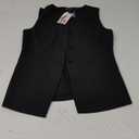 PRETTYGARDEN Women's Summer Suit Vest Tops 2025 Dressy Business Casual Sleeveless Button Down Trendy Fashion Blazer Waistcoat Small