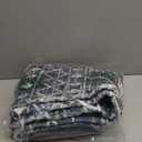 Wonnitar Moroccan Washable Area Rug 4x6, Blue Rugs for Living Room, Non-Slip Boho Bedroom Throw Mat, Non-Shedding Large Geometric Low Pile Floor Carpet for Home Office Mudroom Kitchen (Blue,4'x6')