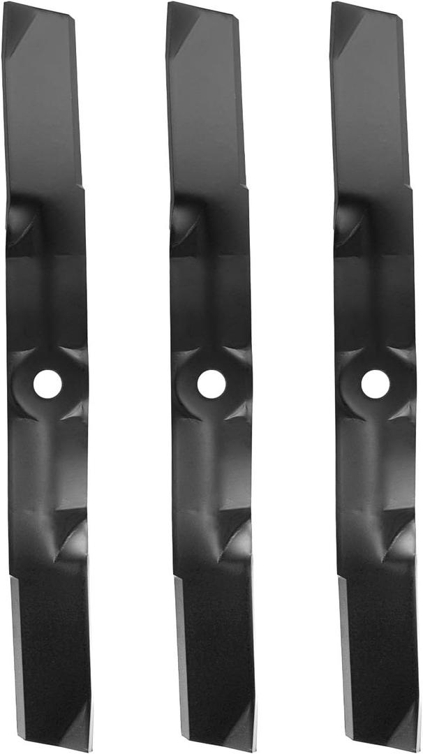 Medium Lift Blades 62 '' Fit for John Deere 62 inch blades M143504, 330-500 Mower Blades 2025R, 2027R, 2032R X465 X475 X485 3Pack