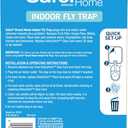 Safer Home Indoor Plug-In Fly Trap - SH502 - Effective Fruit Fly Traps for Indoors, Gnat Traps for House Indoor, 400 Sq Ft Protection - Style: 1 Device + 2 Glue Cards