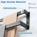 Alise Double Towel Bar, 24" Towel Racks for Bathroom Wall Mounted SUS304 Stainless Steel, Heavy Duty Bathroom Towel Holder, Quick Drying Towel Hanger, Matte Black