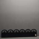 36" Arched Finial Landscape Edging, Black