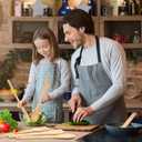 HANSGO Bamboo Kitchen Utensils Set  6-Piece Wooden Cooking Set for Nonstick Cookwares and Cast Iron Pans, Durable Wooden Spoons, Perfect Housewarming Gifts, Apartment Essentials