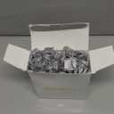 6" Metallic Silver Christmas Curly Ribbon Bows for Gift Wrapping Self Adhesive Gift Bows for Holiday Decor, Baskets, Birthday, Wedding, Presents, Party Favors Decorations 6 Counts