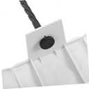 Toyvian Garden Edging Fence with Nails 10-Pack Plastic Landscape Border for Lawn Flower Beds Vegetable Gardens Decorative Stone Look Garden Divider Easy DIY Installation (White)