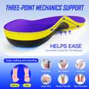 2026 Heavy Duty Support Pain Relief Orthotics - 250+ lbs Plantar Fasciitis High Arch Support Insoles for Men Women, Flat Feet Orthotic Insert, Work Boot Shoe Insole, Absorb Shock with Every Step