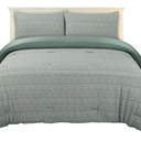 Modavari Home Fashions 3 Piece Comforter Set Green
Full/Queen