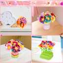 Tubkam DIY Flower Bouquet Accessories, Fabric Bouquet, Replacement Flower Craft Parts, Arts and Crafts Toy Accessories for Girls 4+ Year Old