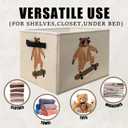 Bear Nursery Storage Bins Basket, Toybox for Boys Room, Trendy Retro Skateboarding Bear Collapsible Fabric Storage Box Organizer for Bedroom Bathroom Clothes Books Toys (SNL026)