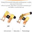 Top Post Negative Battery Disconnect Switch 12V / 24V 250/750 Amps Knife Blade Isolator Power Cutoff Switch for Marine Car Boat RV ATV (Horizontal and Vertical)