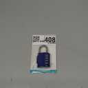 ZHEGE Combination Locker Lock, 4 Digit Outdoor Padlock for Gym, School, Gates, Doors, Fence, Hasps and Storage (Blue)
