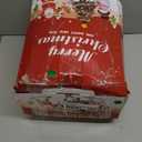 Christmas Inflatables Decorations Outdoor, 8FT Rooftop Santa Claus, Blow Up Sitting Santa with Gift Candy and Reindeer, Inflatable Yard Decor with Built-in LED Lights for Xmas Garden Lawn Party