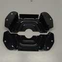 2 Pack 783-06424A-0637 Black Deck Belt Cover/Deck Spindle Pulley Belt Guard Cover Compatible with MTD Craftsman Troy-Bilt Mowers, Work with Many 42" and 46" Cut Deck Tractors, Replaces 783-06424A