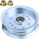 AUC17621 Idler Pulley John Deere Replaces 756-05034A Idler Pulley, GY20629, GY22082, GY20110 for John Deere D140 Z225 L130 D170 D130 LA145 L110 LA115 L120 E140 D110 LA105 S100 LA130 S170 Decks