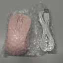 TECKNET Rechargeable Bluetooth Mouse, [ USB + BT5.0 + BT3.0 ] Wireless Mouse, Ergonomic Design, Silent Click, 6-Level 4800 DPI Wireless Mice, 3-Device Switching for Laptop, Computer, MacBookPink