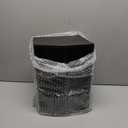 Coffee Station Organizer Pods Holder for Counter, Farmhouse Wood Coffee Bar Accessories and Tea Condiment Basket Storage Organizer Decor (Black)