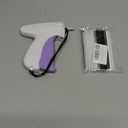 Handheld Mini Stitch Gun White and Purple Tag Attacher Gun Kit - Hemming Tool Sew Kit for Hems on Shirt Sleeves Pants and Dresses Includes 6 Needles 2000 Black Fasteners and 2000 White Fasteners