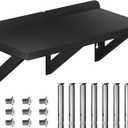 Stainless Steel Shelf Wall Mounted 12 x 24 Inches, Commercial Shelving, 230lb Floating Shelving, Metal Shelves, Heavy Duty Storage Rack for Restaurant, Kitchen, Home and Hotel, Bar, Garage