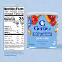 Gerber Stage 3 Baby Food Snacks, Garden Tomato Lil' Crunchies, Snacks for Babies, Baby Led Feeding, 6-Pack