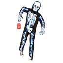 Morph Electric Skeleton Costume Kids Boys Halloween Skeleton Outfit for Children - Spooky Fun Dress-Up, Large