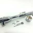30" Floor Shift Tilt Steering Column W/Ignition Keys & Steering Wheel Adapter