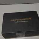 Antique Brass Door Knob with Intricate Floral Design  Privacy Handles Elegant and Durable for Interior Doors, Classic Vintage Look for Home or Office Decor(Antique Brass, Privacy-2.75 in)