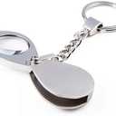 NIEGIENNA-5x Foldable Pocket Eye Loupe Magnifier Magnifying Glass with Keychain for Coin Jewelry Diamond Jeweler Gem