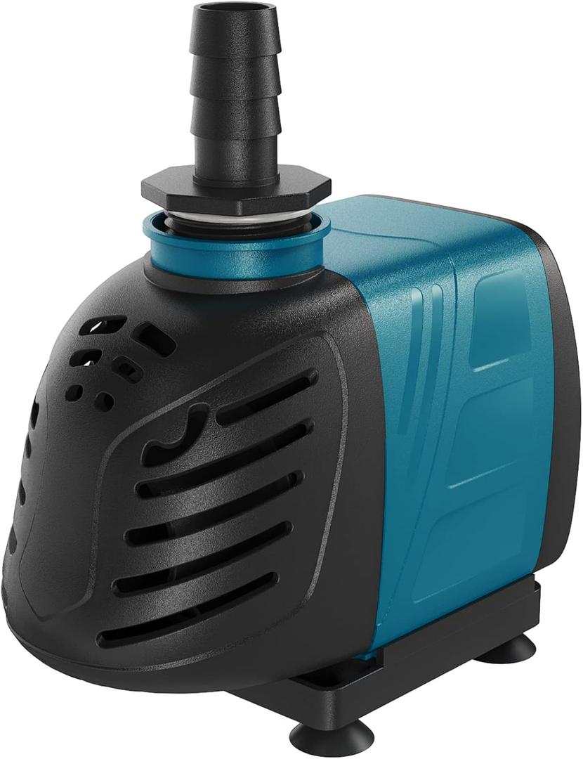 Uniclife Aquarium 550 GPH Submersible and Inline Water Pump 45W 6.5ft High Lift AC 120 V Quiet Compact Return Pump with 6 ft. Power Cord for Fish Tanks Pond Waterfalls Fountains Sumps and Gardens