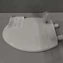 Bemis 7300SLEC Slow Close Toilet Seat, Easy Clean Hinges and Durable Plastic Seat, Made in USA, Elongated, White