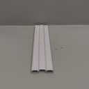 Wire Covers for 2 Cords, 68in (4X L17in) Wire Hider on Wall Mounted, White Cord Cover Kit, Cable Cover Cable Concealer for Extension Cord, Ethernet Cable, Speaker Wire, 0.7in(W) x 0.4in(H) (Medium)