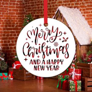 Merry Christmas Tree Decoration Ornaments Christmas Stocking Filling Ceramic Ornament