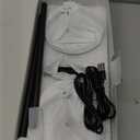 KDG 2 Pack Cordless Table Lamp, Portable LED Desk Lamps, 5000mAh Battery Operated, 3 Color Stepless Dimming Up, for Restaurant, Bedroom, Outdoor Camping, Coffee Shop, Night Light, Rechargeable (Black)