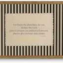 Retro Striped Christian Wall Art Framed - Jeremiah 29 11 Inspirational Scripture Wall Decor, Bible Verse Minimalist Religious Canvas Prints, Biblical Artwork for Prayer Room Office Church 12x16 Inch