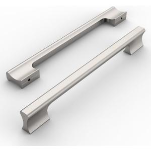 Amerdeco 10 Pack Brushed Satin Nickel Cabinet Pulls, 7.5 Inch(192MM) Hole Centers, Kitchen Cabinet Handles, Drawer Pulls, ZH0056...