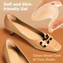 2 x Dr.Tucker+ Heel Grips for Womens Shoes, Heel Pads for Shoes Too Big, Inserts for Prevent Slipping and Rubbing Blister, Gel Heel Protectors (with Shoe Horn)