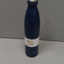 LARS NYSM Stainless Steel Insulated Water Bottle 12oz 17oz 25oz 34oz 51oz | Insulated Thermo Flask for Hot and Cold Beverages | Leakproof Drinking Bottle (Midnight Blue, 33.9 oz) (33.8 Ounces)