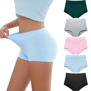Migbean Boy Shorts Underwear for Women - Boxers for Women, Women's Cotton Underwear Boyshorts, Small