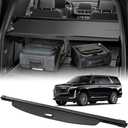 Compatible with 2021-2025 Cadillac Escalade/Chevy Suburban/Tahoe/GMC Yukon,XL Cargo Security Shade Cover Privacy Screen Retractable Rear Storage Cargo Luggage Security Shield Shade