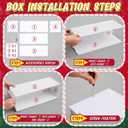 Marsui 13 Pcs Color Matching Game Kit Fun Challenge Group Family Adults Activity Indoor Outdoor for Adults Birthday Party Supplies (Christmas Trees)