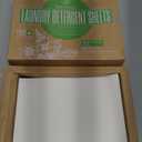 Laundry Detergent Sheets - Fresh Scent - Zero Waste, Plastic Free Natural Soap - Travel Size Essentials for Washing Clothes, 100 Loads