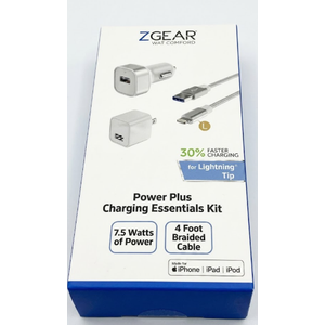 ZGEAR 3PC 1,5A 8PIN CBLE CAR WALL CHRG