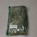 decorUhome Spring Chenille Soft Cozy Throw Pillow Covers 20x20 Set of 2, Modern Farmhouse Boho Velvet Decorative Pillow Cases with Stitched Edge for Couch Sofa Bed Home Decor, Forest Green