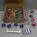 JOYIN 28 Packs Valentines Day Stretchy Balls with Cards, Classroom Exchange Gift for Kids, Valentine's Party Favors, Classroom Holiday Reward Prizes, Stress Relief Stretch Balls