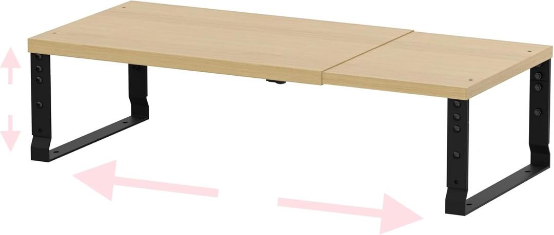 Adjustable Metal Shelving Unit, Stackable & Expendable Storage Rack for Home/Office/Kitchen, Space- Saving Sturdy & Durable Easy Assembly1PACK/Medium/Black/BURLIWOOD