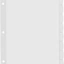 Avery Big Tab Printable White Label Dividers for 3 Ring Binders, 8 Tabs per Set, White, Great for Office Supplies, School Supplies, Organizing, and More (4 Sets of 14433)