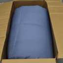 Homelike Moment Queen Comforter Set Blue, Comforters Queen Size Set Lightweight Reversible Down Alternative Bed Comforter Full Size Soft, All Season 3 Piece Sets Blue/Grey